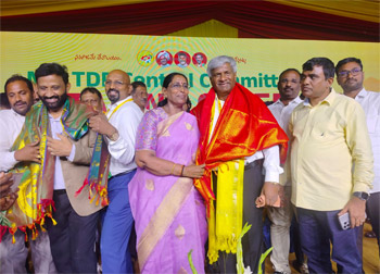 NRI TDP Central Committee Oath-Taking Ceremony held at the Central Party Office on 9th September 2026.