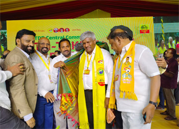 NRI TDP Central Committee Oath-Taking Ceremony held at the Central Party Office on 9th September 2026.