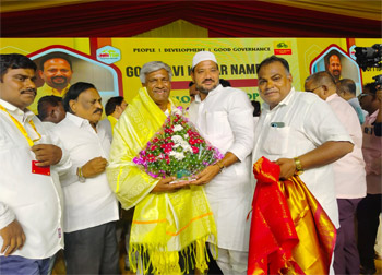 NRI TDP Central Committee Oath-Taking Ceremony held at the Central Party Office on 9th September 2026.