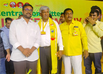 NRI TDP Central Committee Oath-Taking Ceremony held at the Central Party Office on 9th September 2026.