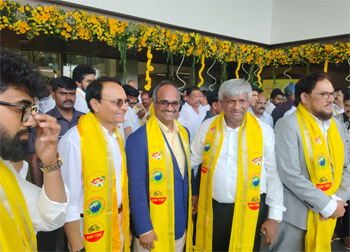 NRI TDP Central Committee Oath-Taking Ceremony held at the Central Party Office on 9th September 2026.