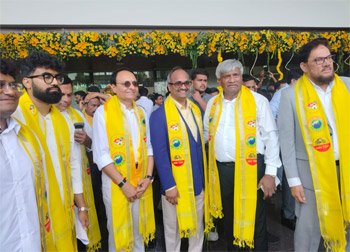 NRI TDP Central Committee Oath-Taking Ceremony held at the Central Party Office on 9th September 2026.