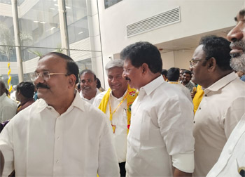 NRI TDP Central Committee Oath-Taking Ceremony held at the Central Party Office on 9th September 2026.