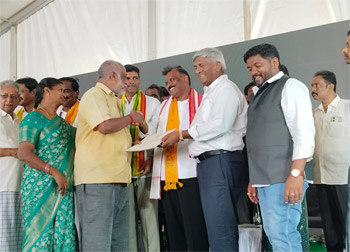 Shri Komati Jayaram participated alongside Union Minister Shri Pemmasani Chandra Sekhar, Hon'ble Minister Shri Anagani Satya Prasad