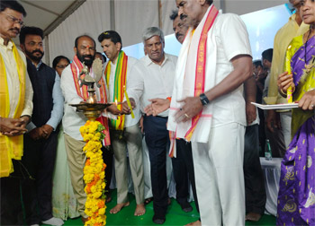 Shri Komati Jayaram participated alongside Union Minister Shri Pemmasani Chandra Sekhar, Hon'ble Minister Shri Anagani Satya Prasad