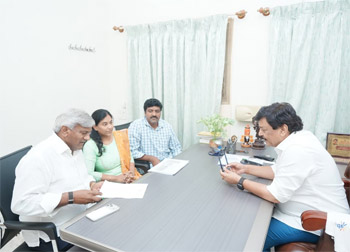 Shri Komati Jayaram Garu had a vibrant and productive meeting with the Hon'ble Tourism Minister of Andhra Pradesh, Shri Kandula Durgesh Garu, on August 8th to discuss opportunities and initiatives for the development of tourism in Andhra Pradesh.